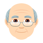 👴🏻 Emoji Anciano: Tono De Piel Claro en JoyPixels 7.0.
