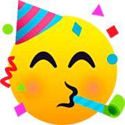 🥳 Emoji Rosto Festivo na JoyPixels 7.0.