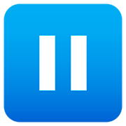 Emoji ⏸️ Pulsante Pausa su JoyPixels 7.0.