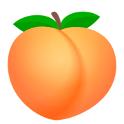 🍑 Emoji Pêssego na JoyPixels 7.0.