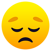 😔 Emoji Rosto Deprimido na JoyPixels 7.0.
