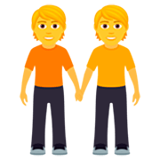 🧑‍🤝‍🧑 Emoji Dos Personas Dándose La Mano en JoyPixels 7.0.