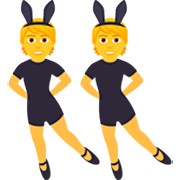 Emoji 👯 Persone Con Orecchie Da Coniglio su JoyPixels 7.0.
