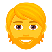 Emoji 🧔 Uomo Con La Barba su JoyPixels 7.0.