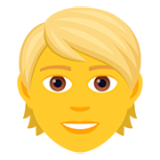 👱 Emoji Pessoa: Cabelo Louro na JoyPixels 7.0.