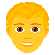Émoji 🧑‍🦱 Adulte : Cheveux Bouclés sur JoyPixels 7.0.