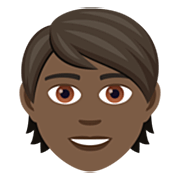 🧑🏿 Emoji Pessoa: Pele Escura na JoyPixels 7.0.