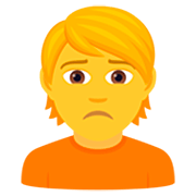 Émoji 🙍 Personne Fronçant Les Sourcils sur JoyPixels 7.0.