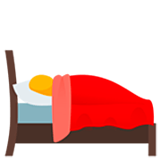 🛌 Emoji im Bett liegende Person JoyPixels 7.0.