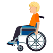 🧑🏼‍🦽 Emoji Pessoa Em Cadeira De Rodas Manual: Pele Morena Clara na JoyPixels 7.0.