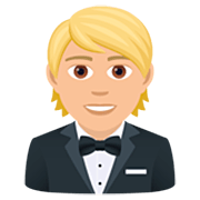 Persona Con Esmoquin: Tono De Piel Claro Medio JoyPixels 7.0.