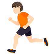Persona Corriendo: Tono De Piel Claro JoyPixels 7.0.