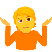 🤷 Emoji schulterzuckende Person JoyPixels 7.0.
