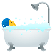 Émoji 🛀 Personne Prenant Un Bain sur JoyPixels 7.0.
