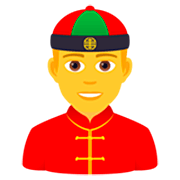 👲 Emoji Hombre Con Gorro Chino en JoyPixels 7.0.