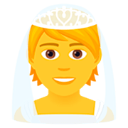 Personne Mariée Avec Voile JoyPixels 7.0.
