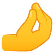🤌 Emoji zusammengedrückte Finger JoyPixels 7.0.
