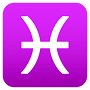 Emoji ♓ Segno Zodiacale Dei Pesci su JoyPixels 7.0.