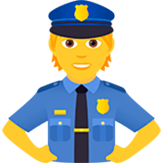 Émoji 👮 Officier De Police sur JoyPixels 7.0.