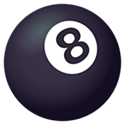 🎱 Emoji Bola Negra De Billar en JoyPixels 7.0.