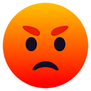 😡 Emoji Rosto Furioso na JoyPixels 7.0.