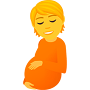 Emoji 🫄 Persona İncinta su JoyPixels 7.0.