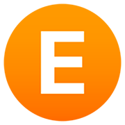 Emoji 🇪 Lettera simbolo indicatore regionale E su JoyPixels 7.0.