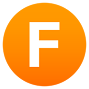 🇫 Emoji Letra do símbolo indicador regional F na JoyPixels 7.0.