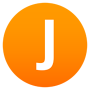 Symbole indicateur régional lettre J JoyPixels 7.0.