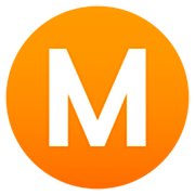 🇲 Emoji Símbolo do indicador regional letra M na JoyPixels 7.0.