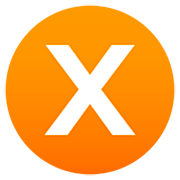 Emoji 🇽 Lettera simbolo indicatore regionale X su JoyPixels 7.0.