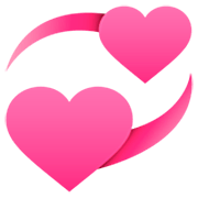 💞 Emoji Corações Girando na JoyPixels 7.0.