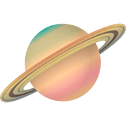 Planeta Com Anéis JoyPixels 7.0.