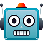 Emoji 🤖 Faccina Di Robot su JoyPixels 7.0.