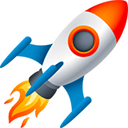 🚀 Emoji Cohete en JoyPixels 7.0.