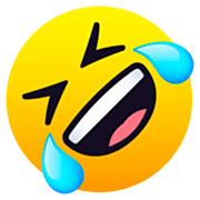 🤣 Emoji Rolando No Chão De Rir na JoyPixels 7.0.