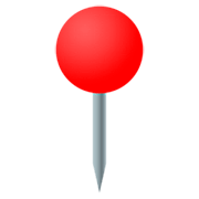 Emoji 📍 Puntina Arrotondata su JoyPixels 7.0.