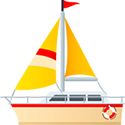 ⛵ Emoji Segelboot JoyPixels 7.0.