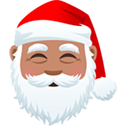 Emoji 🎅🏽 Babbo Natale: Carnagione Olivastra su JoyPixels 7.0.