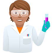 🧑🏽‍🔬 Emoji Científico: Tono De Piel Medio en JoyPixels 7.0.