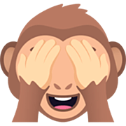 🙈 Emoji Mono Con Los Ojos Tapados en JoyPixels 7.0.