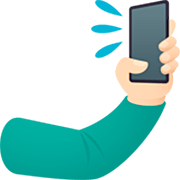 🤳🏻 Emoji Selfi: Tono De Piel Claro en JoyPixels 7.0.