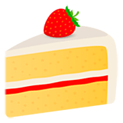 🍰 Emoji Pão De Ló De Morango na JoyPixels 7.0.