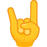 🤘 Emoji Saudação Do Rock na JoyPixels 7.0.