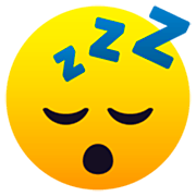 😴 Emoji Rosto Dormindo na JoyPixels 7.0.