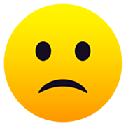 🙁 Emoji Cara Con El Ceño Ligeramente Fruncido en JoyPixels 7.0.