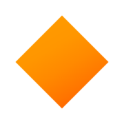 🔸 Emoji Rombo Naranja Pequeño en JoyPixels 7.0.