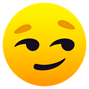 😏 Emoji selbstgefällig grinsendes Gesicht JoyPixels 7.0.