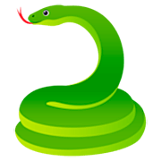 Emoji 🐍 Serpente su JoyPixels 7.0.