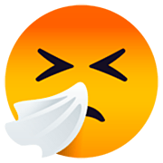🤧 Emoji Rosto Espirrando na JoyPixels 7.0.